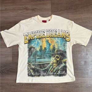 T shirt Graphic Tee - Cream